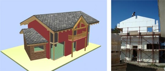“EDIFICIO AD ELEVATO ACCUMULO DI ENERGIA NEL COMUNE DI GRESSAN (AO) - &quot;BATIMENT AVEC GRANDE CAPACITE DE STOCKAGE D'ENERGIE&quot; DANS LA COMMUNE DE GRESSAN (AO).