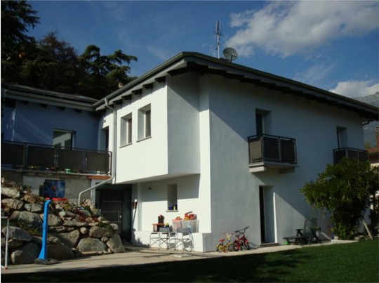 RIQUALIFICAZIONE ENERGETICA IN CLASSE &quot;C&quot; DI UNA VILLA NEL COMUNE DI AOSTA (AO) - REQUALIFICATION ENERGETIQUE EN CLASSE ENERGETIQUE &quot;C&quot; D'UNE VILLE DANS LA COMMUNE DE AOSTE (AO).