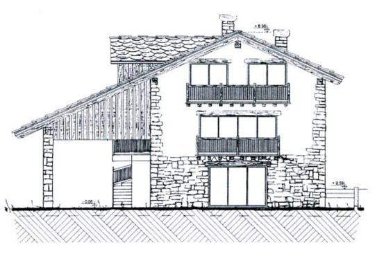 REALIZZAZIONE DI EDIFICIO TRIFAMILIARE NEL COMUNE DI DOUES (AO) - REALISATION DE BATIMENT TRIFAMILIAL DANS LA COMMUNE DE DOUES (AO).